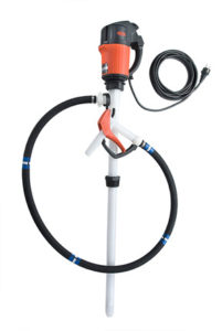 Flux drum pump concentrated acids